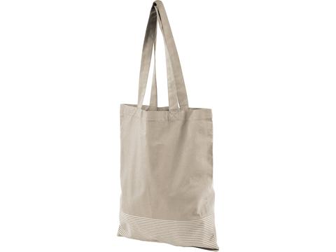 Sac shopping coton 140 g/m² avec doublure argentée Aylin