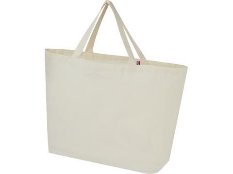 Sac shopping Cannes en tissu recyclé de 200 g/m2