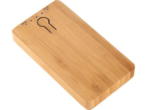 Bamboo powerbank