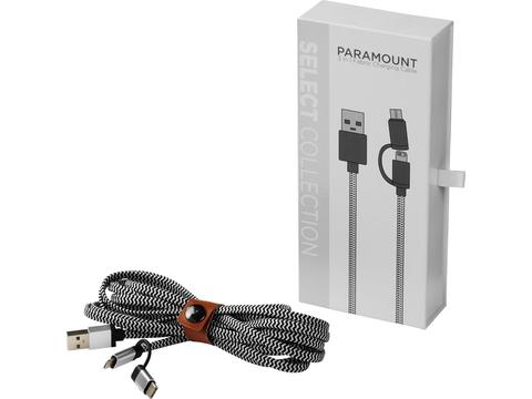 Câble de charge Paramount 3-en-1 en tissu