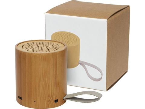 Haut-parleur Bluetooth® Lako en bambou