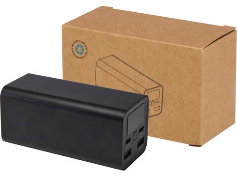 Batterie de secours Acamar de 20 000 mAh et 70 W en aluminium recyclé pour ordinateur portable