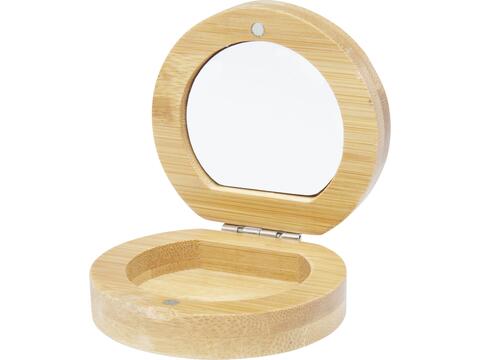 Miroir de poche Afrodit en bambou