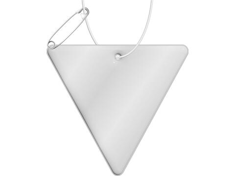 Attache réfléchissante RFX™ en PVC en forme de triangle inversé