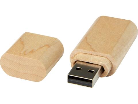 Clé USB 3.0 en bois avec porte-clés