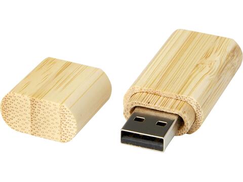 Clé USB 3.0 en bambou avec porte-clés