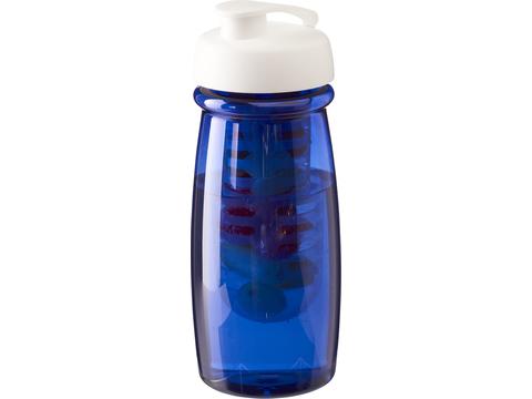 Bouteille de sport et infuseur H2O Pulse® 600 ml avec couvercle à clapet
