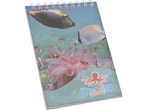 Cahier Desk-Mate® à spirale A7 avec couverture PP