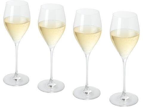 Coffret Sereno de 4 verres à prosecco