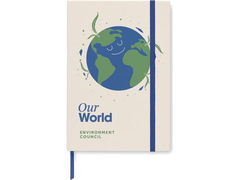 Carnet A5 avec couverture carton de lait recyclé