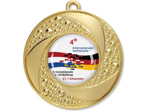 Bedrukte Medaille-Goud