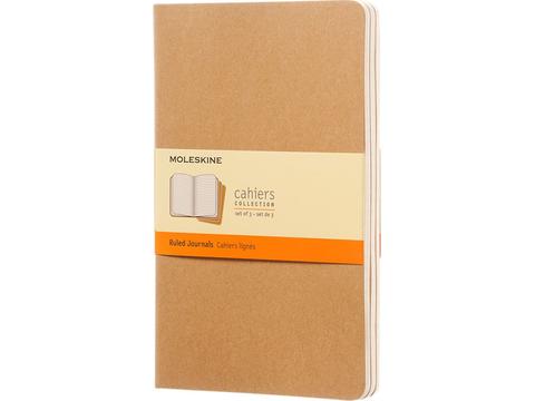 Cahier dagboek Large gelinieerd - set van 3 stuks