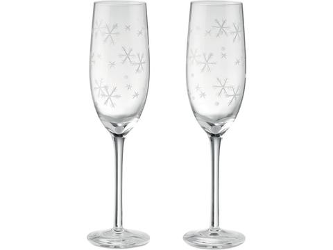 Cheers Xmas flûtes à champagne