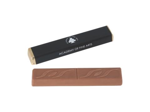 Chocolade stick met karamelvulling bedrukken