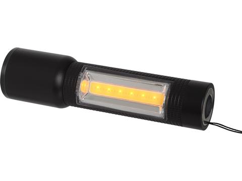 Lampe torche compacte avec feu latéral COB