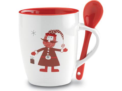 Mug avec petite cuillère