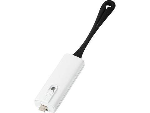 Denzi powerbank met geïntegreerde tip - 700 mAh