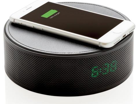 Réveil avec chargeur à induction 5W et enceinte