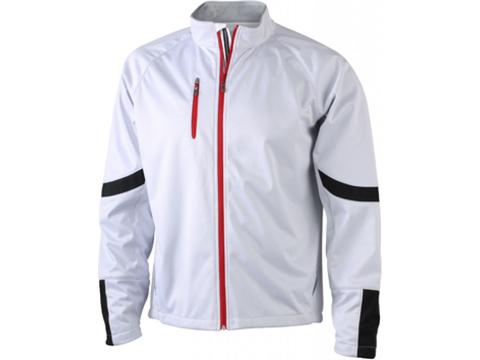 Veste cycliste en softshell