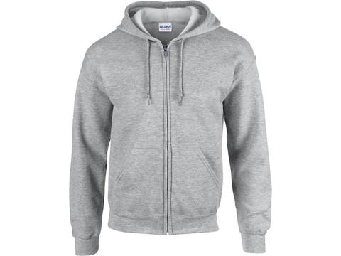 Sweat à capuche zippé grandes tailles