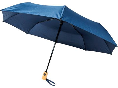 Parapluie en PET recyclé pliable 21" à ouverture/fermeture automatique Bo