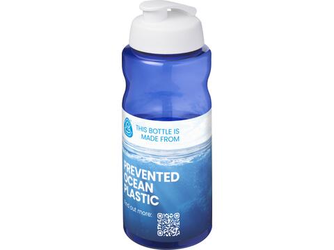 Bouteille de sport H2O Active® Eco Big Base de 1 litre à couvercle rabattable