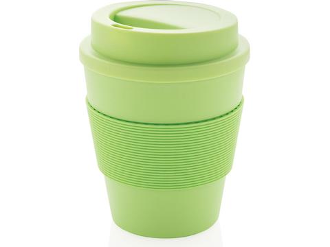 Mug en PP recyclable avec couvercle à vis - 350ml