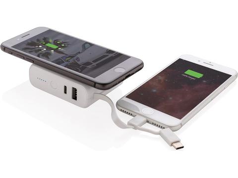 Batterie de secours 5000 mAh avec induction 5W