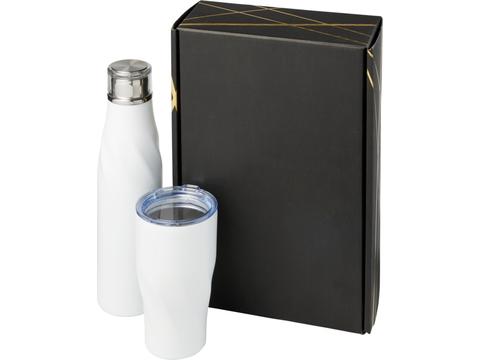 Ensemble cadeau avec thermos avec isolation par le vide et couche de cuivre Hugo