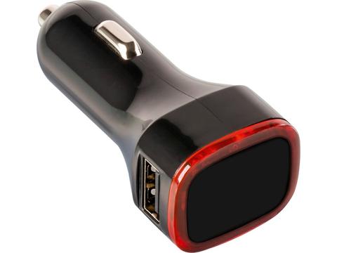 Double chargeur allume-cigare personnalisable USB 2.1A - XD