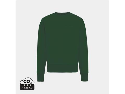 Iqoniq Kruger gerecycled katoen relaxed sweater groen