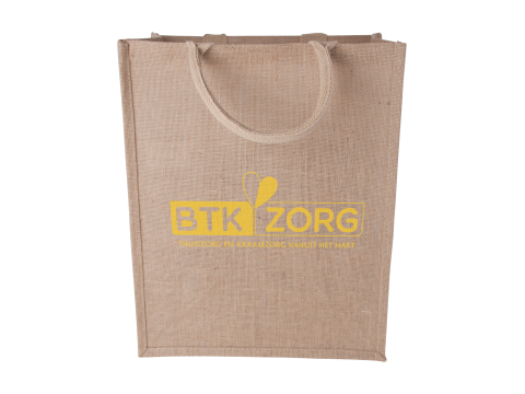 Sac shopping en jute 34x43x20cm