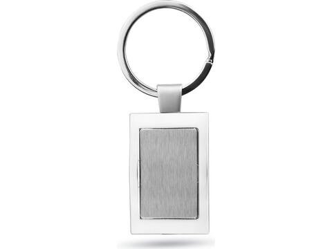 Porte-clés rectangulaire métal