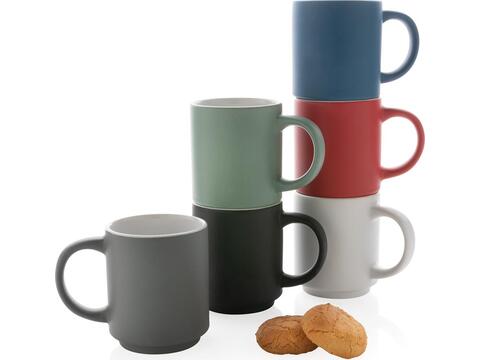 Mug en céramique empilable