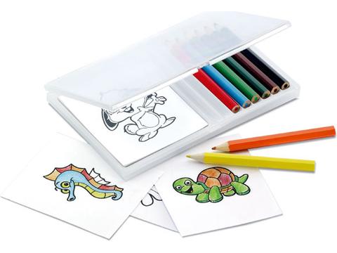 Set crayons de couleur en bois