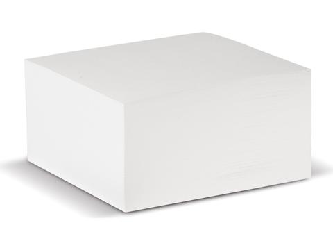 Cube papier blanc