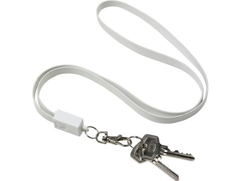 Lanyard met laadkabel voor USB, micro USB en Lightning