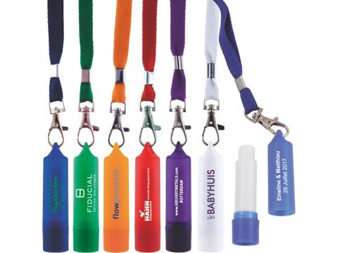 Baume à lèvres lanyard