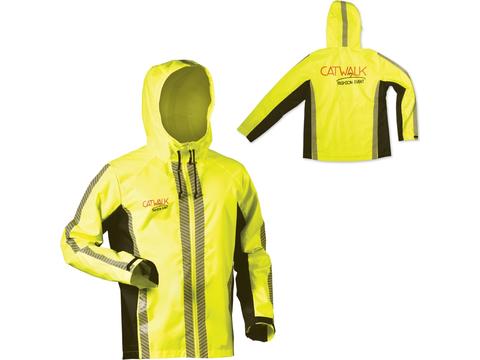 Veste coupe-vent fluo