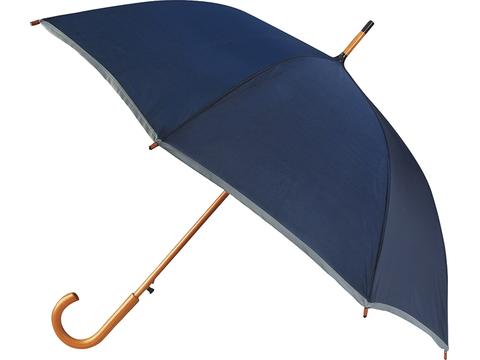Parapluie automatique bord argente