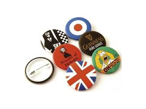 Badges disponibles 32 mm.