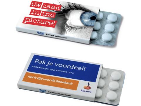 Bonbons à la menthe sous blister