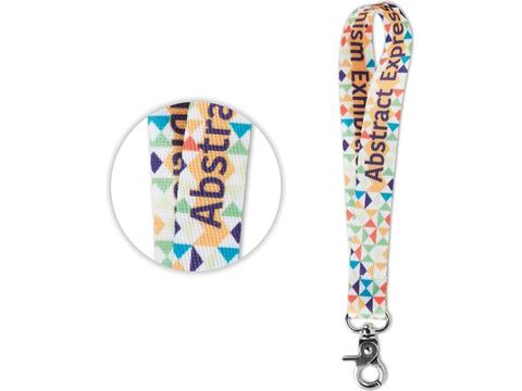 Ruban court en sergé polyester sur mesure avec impression par sublimation – Design entièrement personnalisé