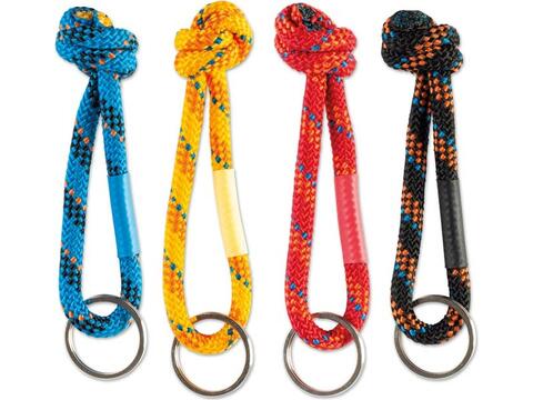 Porte-clés sur mesure avec cordon noué – design entièrement personnalisé