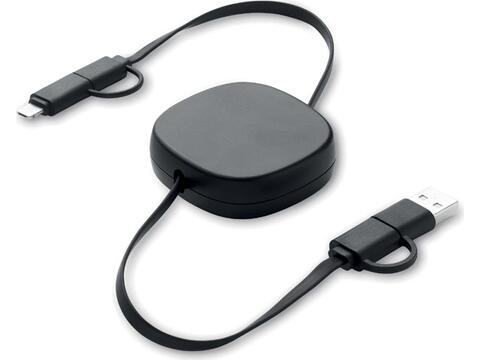 Câble de charge rétractable 60W