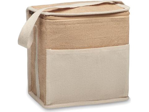 Sac isotherme toile et jute 3L