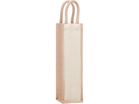 Sac en jute pour une bouteille