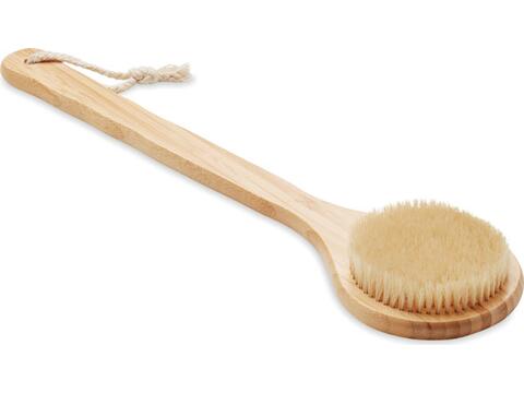 Brosse de bain bambou