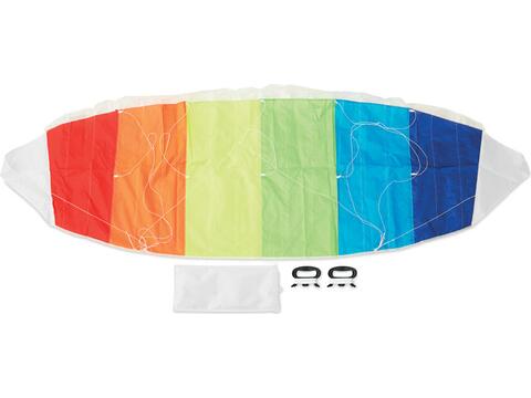 Cerf-volant kite arc-en-ciel