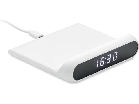 Chargeur sans fil  horloge LED